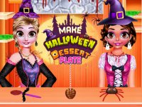 Make Halloween Dessert Plate Online Game