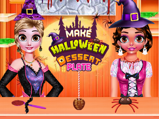 Halloween Dessert Plate Cooking Game