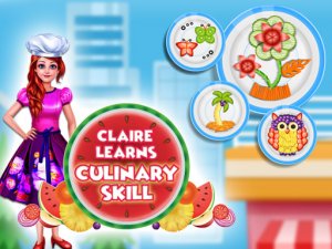 Claire Learns Culinary Skills - Food Decoration Game