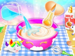 Unicorn Cake Make Online Game