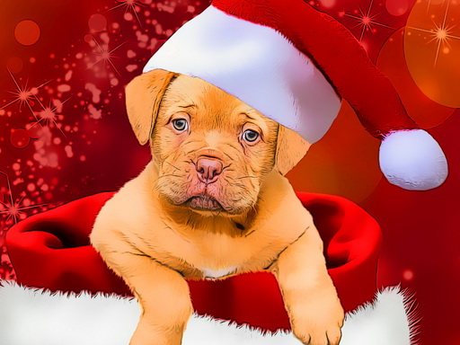 Christmas Dogs Jigsaw Puzzle