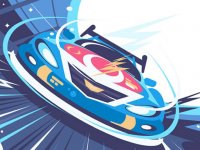 Fast Racing Car Hidden Memory Game