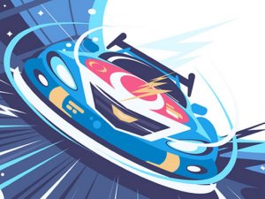 Fast Racing Car Hidden Memory Game