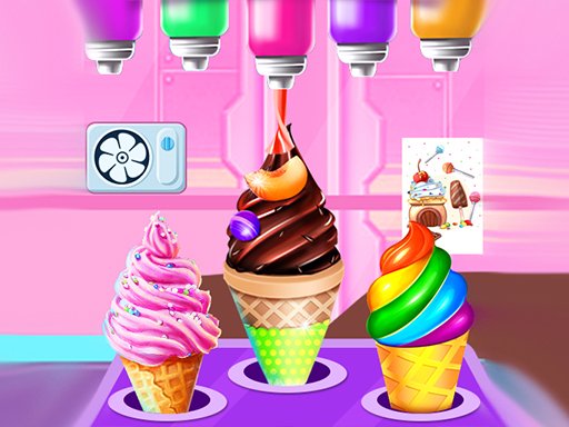 Yummy Waffle Ice Cream Cooking