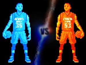 Dunkers Fight 2P Basketball Game