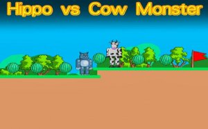 Hippo vs Cow Monster: Watermelon Adventure