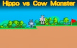 Hippo vs Cow Monster: Watermelon Adventure
