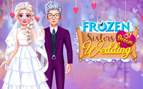 Frozen Sisters Dream Wedding Dress Up Game