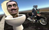 Skibidi Toilet Moto Bike Racing 2: Drag Bike Racing Game