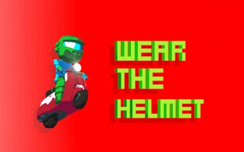 Wear the Helmet - Scooter Safety Runner